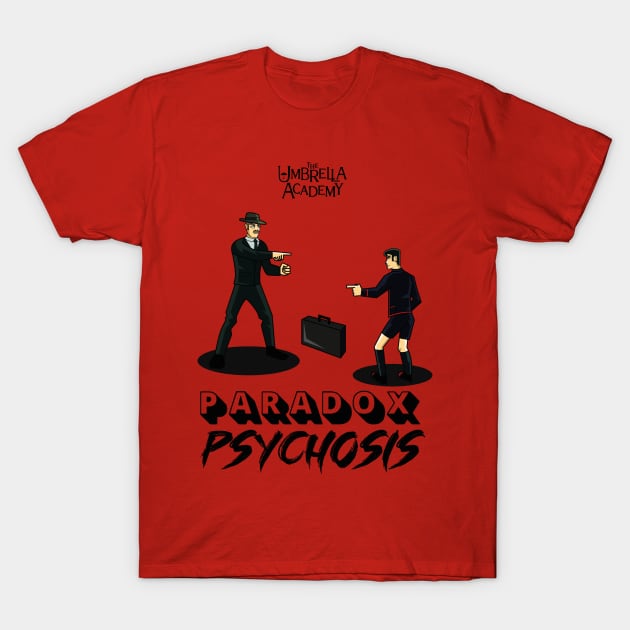 UMBRELLA ACADEMY 2: PARADOX PSYCHOSIS (RED) T-Shirt by FunGangStore